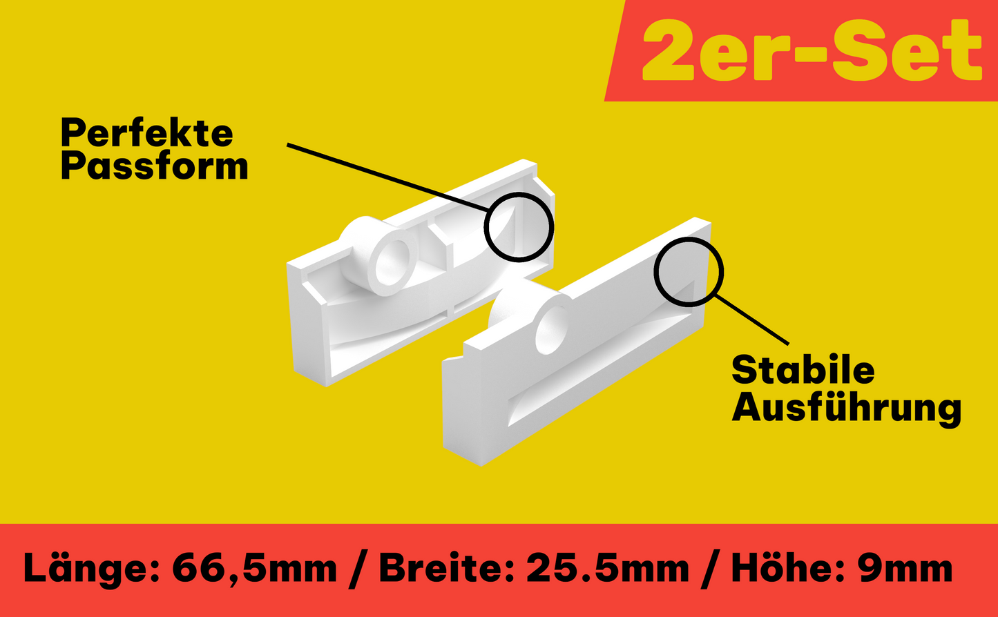 Wandhalterung Kellerfenster Ersatzteil Set passend für Mea Mealon Mealuxit