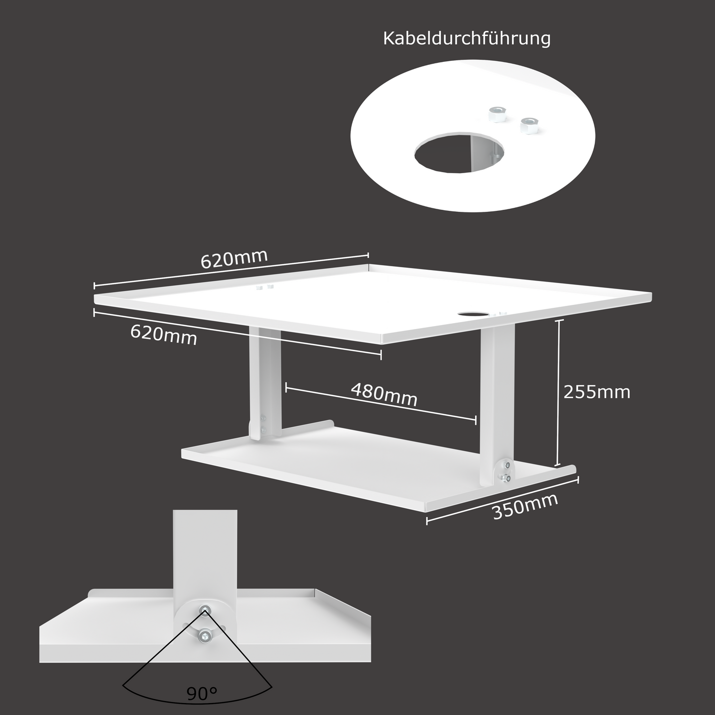 G°Dry Beamer Deckenhalterung passend für 60x60cm Odenwalddecke, Akustikdecke
