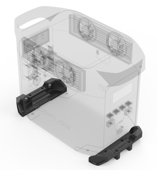 Halterung passend für Ecoflow Delta 3, 3 Plus & Zusatzbatterie | Wohnwagen,Wohnmobil, Boot - Zuhause